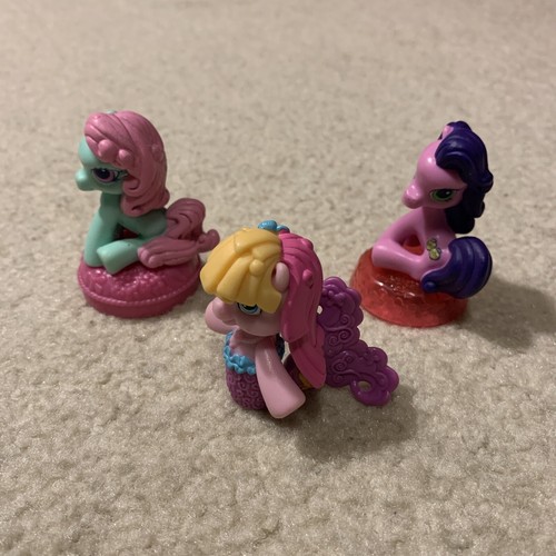 My Little Pony MLP Lot 3 Mini Toy Figures Ponyville 2007 Kimono Minty Mermaid - Picture 3 of 12