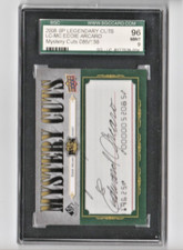 2008 SP Legendary Cuts Mystery Cuts Eddie Arcaro Autograph 085/136 SGC 9.6 Mint