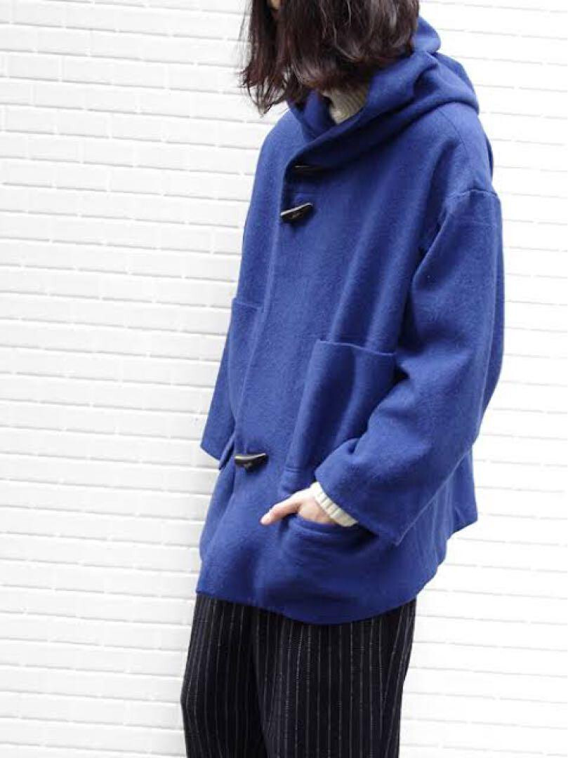 Edwina Horl Japanese oversized duffle coat jacket - auralee