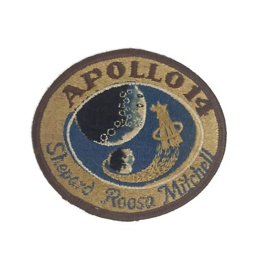 Apollo 14 Mission NASA Embroidered Patch Astronauts Shepard Roosa Mitchell 3-1/2