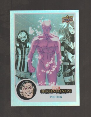 Proteus 2022 Upper Deck Marvel Beginnings Volume 2 Series 1 Rainbow Foil #90
