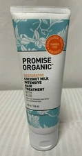 Promise Organic Restorative Coconut Milk Intensive Hair Treatment With Aloe 4 oz