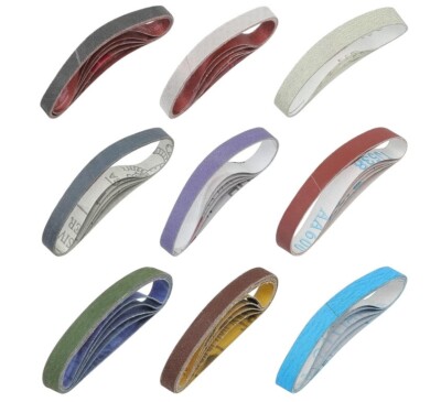45 Pcs 1/2'' x 12'' Replacement Sharpening Belt Kit for Official Work Sharp