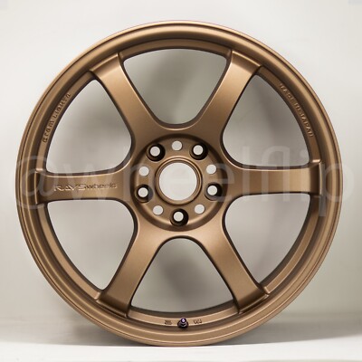 set of 4) Gram Lights 57DR 18x9.5 +38 5x114.3 Bronze fits WRX