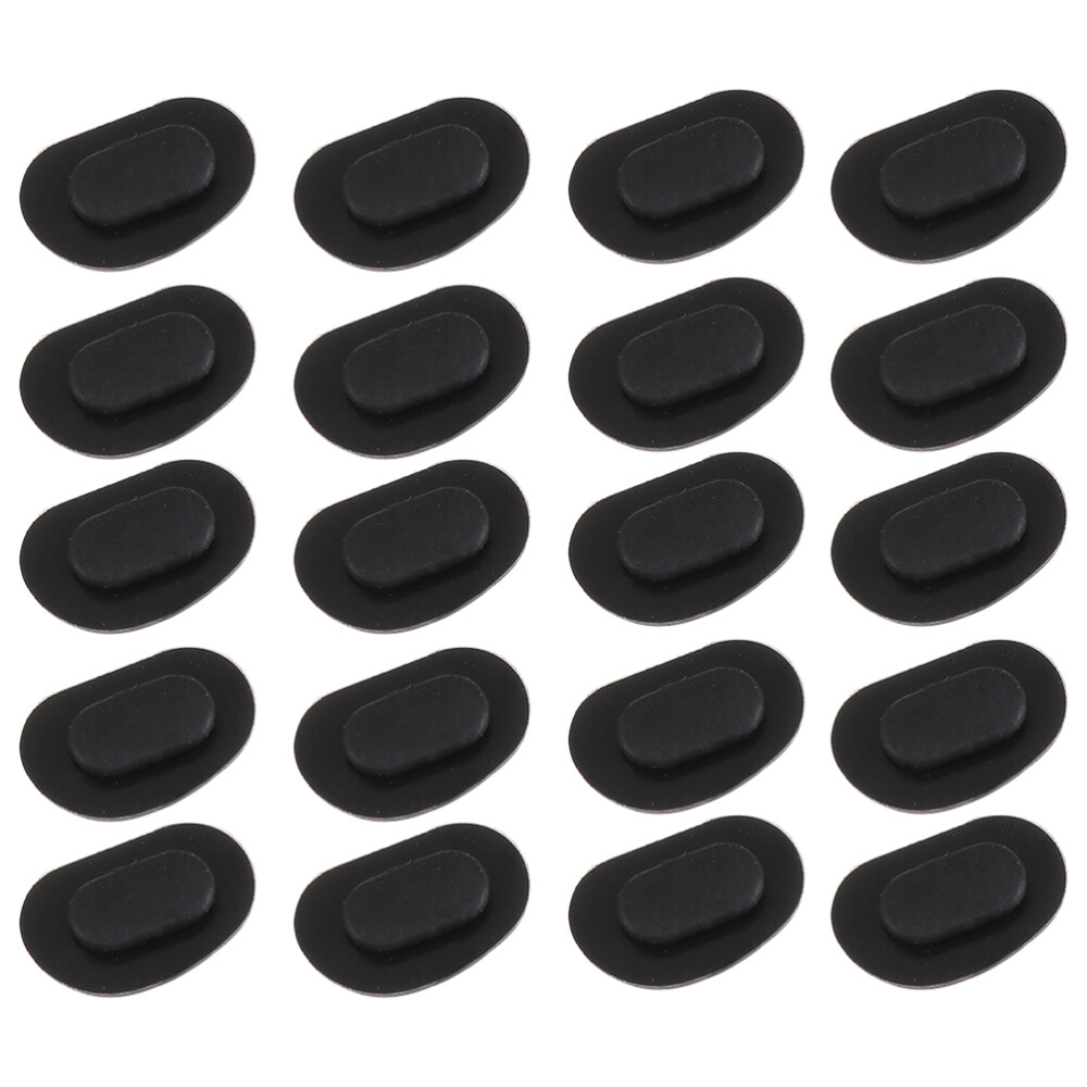 40 Pcs Sunglass Nose Pads Replacement Black Repair Myopia Frame Kit