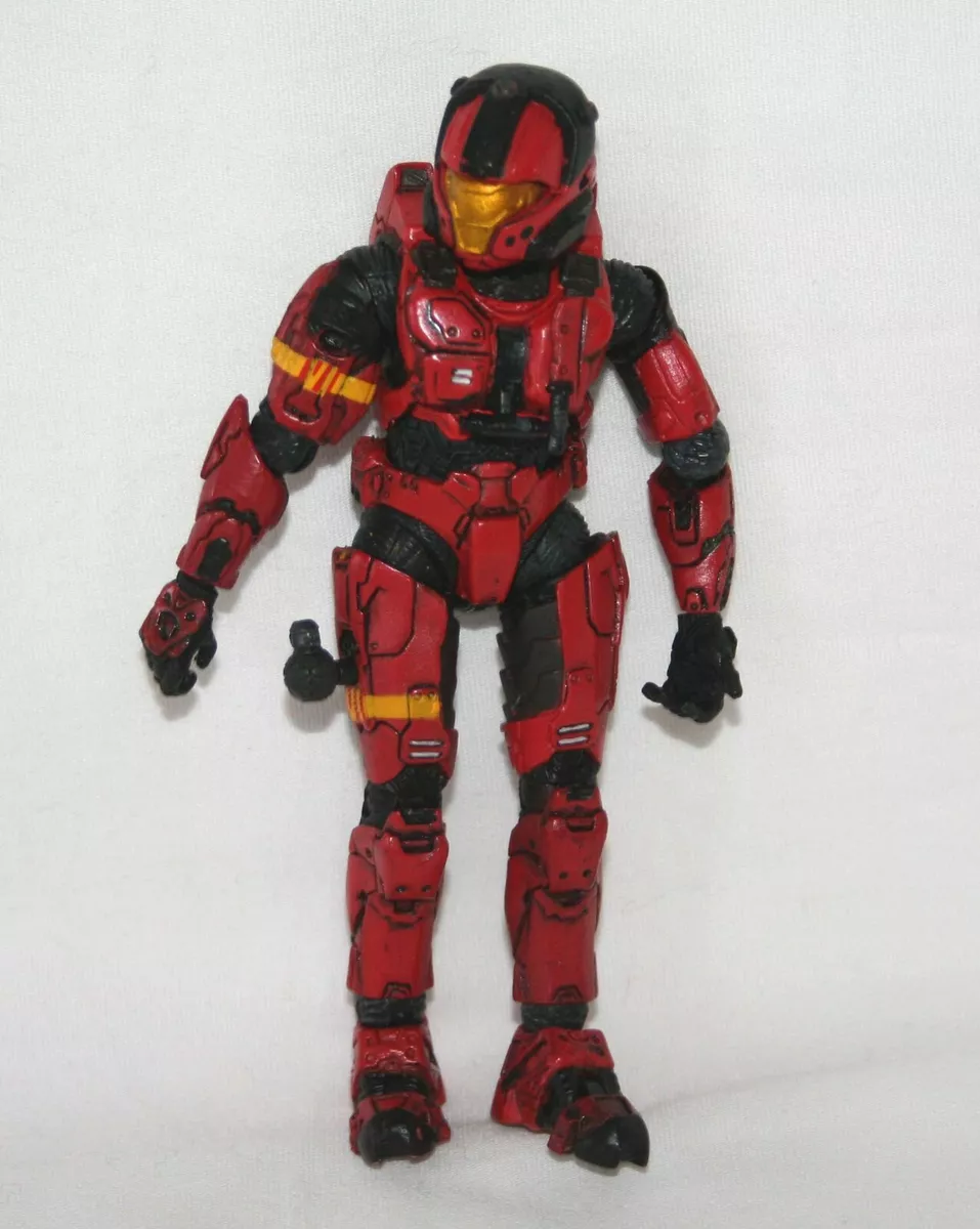 Halo 3 Series 2 Red CQB Spartan Soldier Action Figure