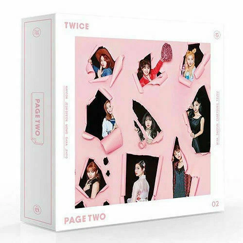TWICE [PAGE TWO] 2nd Mini Album PINK CD+Foto Buch+Garland+4 Karte+