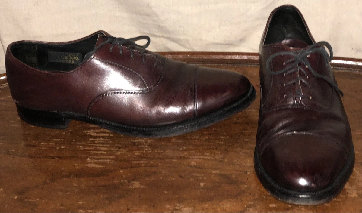 Barrie Ltd Custom Grade ox blood brogue cap toe oxfords size 11.5 AN Full Brogue Cap-Toe Oxford (Burgundy/Black) – Alexander Noel main image 4