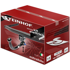 Gancio di traino estraibile verticale per Fiat Panda III 312 dal 2012