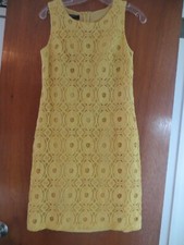 *Nine West Size 2 Yellow Lace Dress