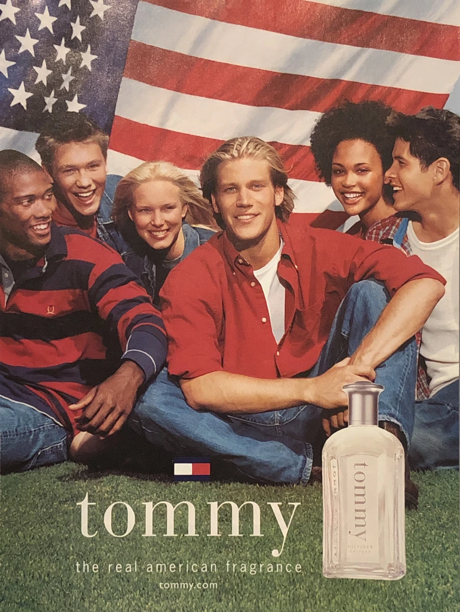 PRINT AD 2001 Tommy Hilfiger Real Fragrance Flag VTG Advertisement | eBay