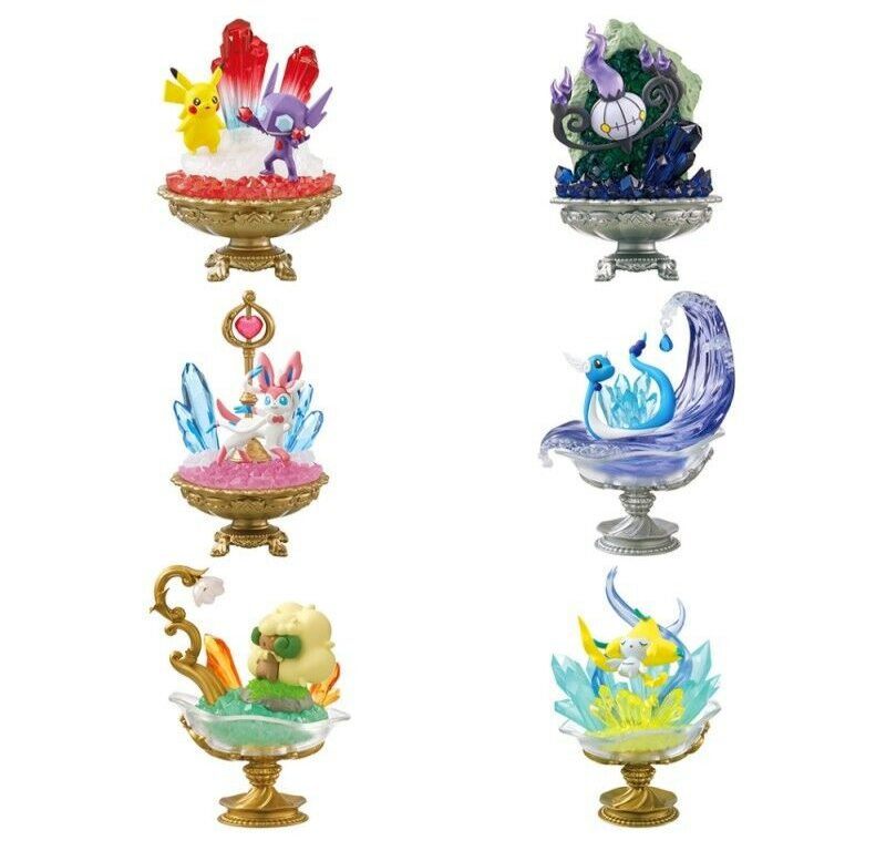 Re-Ment Pokemon Gemstone Collection 2 Full Box Set of 6 Figures