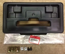 Genuine OEM Honda CR-V Front License Plate Holder Kit 2010 - 2011 Bracket CRV