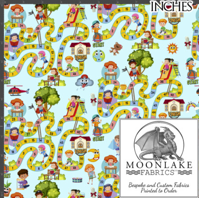 Kinder Brettspiel Repeat 100% leichte Qualität Baumwolle 130 g/m² Popeline *exklusiv*