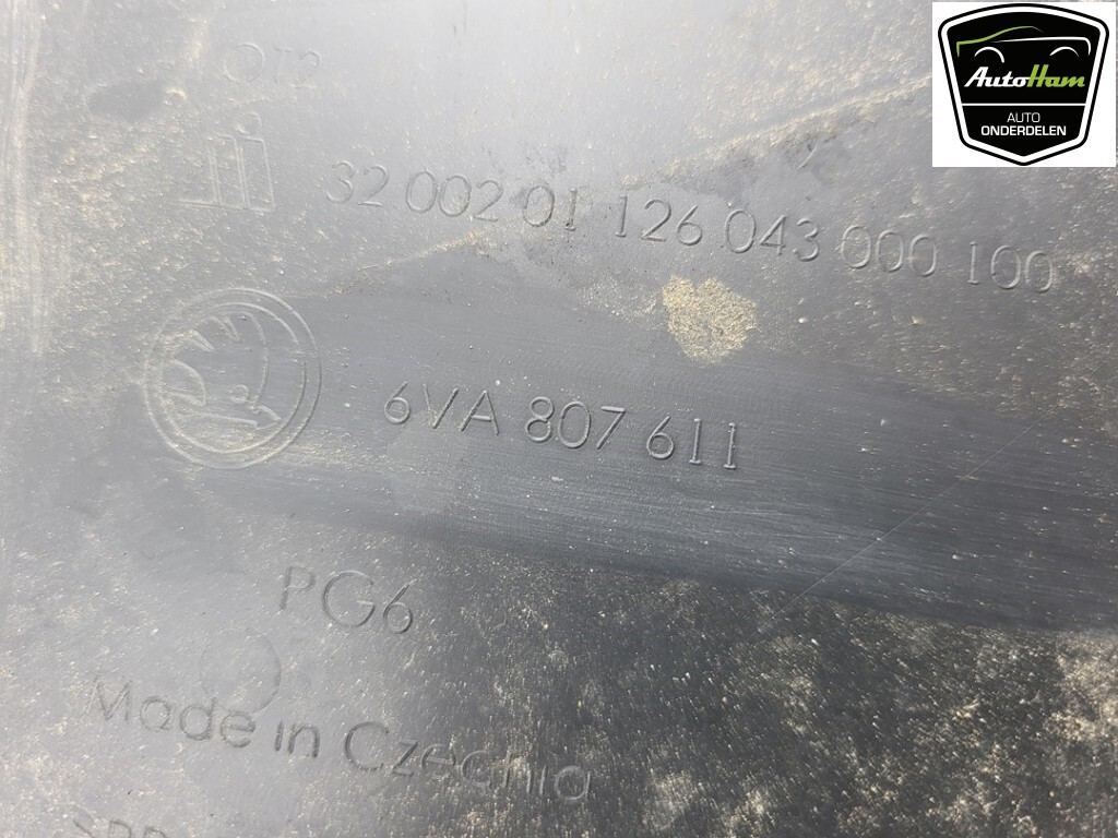 STOßSTANGENTEIL MITTE VORNE Skoda Fabia IV (PJ3) 2023 6VA807611  