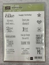 Stampin' Up SOMETHING TO SAY set of 17 stamps