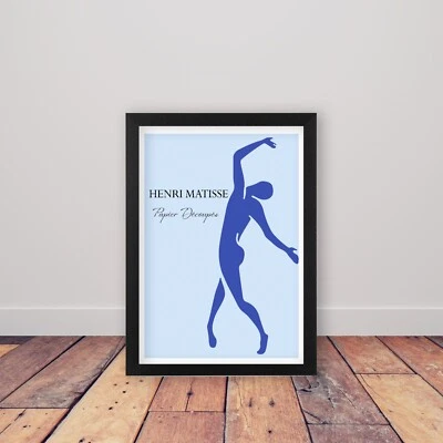 Henri Matisse Blue Framed Modern Fauvist Art Print Wall Art - Image 1 of 4