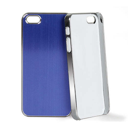 [Pack of 2] Metal Aluminum Chrome Hard Case For iPhone 5 - Picture 1 of 1