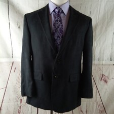 Chaps 40R 2 Button Blue Suit Blazer Sport Coat