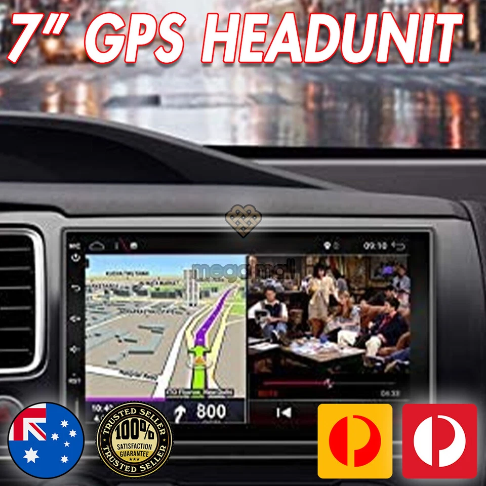Head Unit 7 Inch 2 Din Car Stereo, Newest Android 9.1 GPS Head Unit - Image 3 of 4