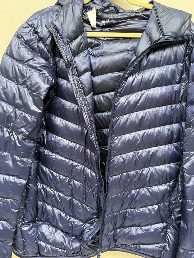 Hooded Puffer Jacket - Night Blue