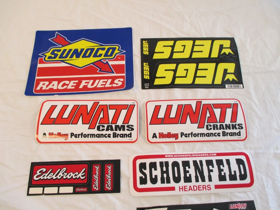 Vintage Auto Parts Racing Decals Stickers Lot of 14. 14A. - Image 3 of 4