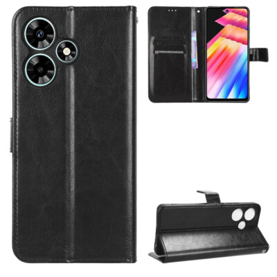 For Infinix Hot 30 4G/ X6831, Classic Cover Leather purse Stand Card Slots Case