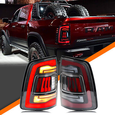 Ram Rampage Rear Lights LED Tail Lights for Dodge Ram 2009-2018 4th Gen Sequential Clear Rear ...
