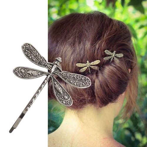 Metal Dragonfly Shape Hairpin Hair Clips Hair Accessories Crafts DIY K0O5 - Picture 10 of 10