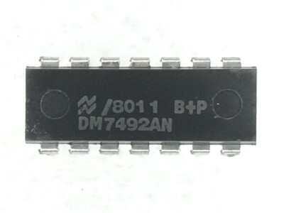 DM7492AN NSC IC SN7492AN Counter/Divider Single 4-Bit Binary UP 14-Pin 4 PIECES