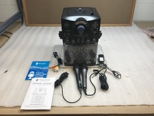 Singing Machine SML385UBK Karaoke System   CDG, Bluetooth, Microphone Tested