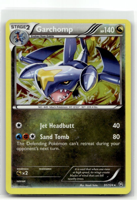 Garchomp -  (Cosmos Holo) 091/124  Promo Blister Exclusives LP