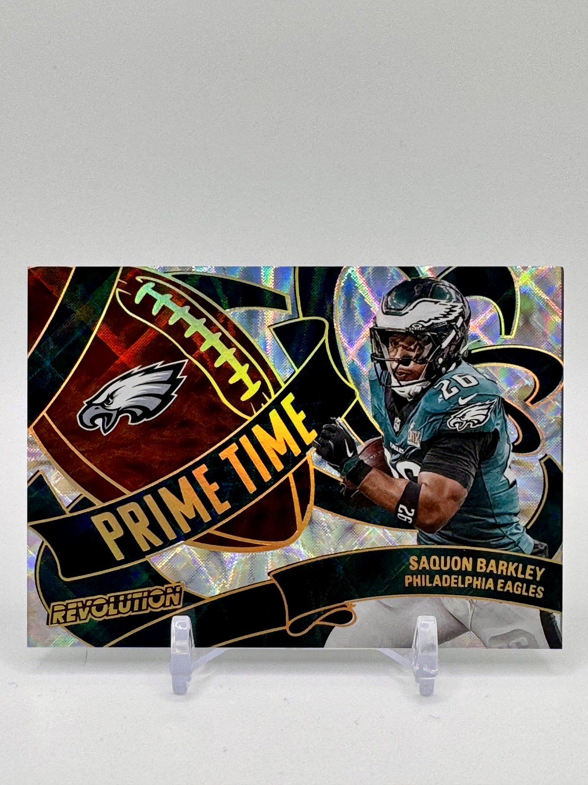 2025 Panini Revolution #6 Saquon Barkley Prime Time Performers