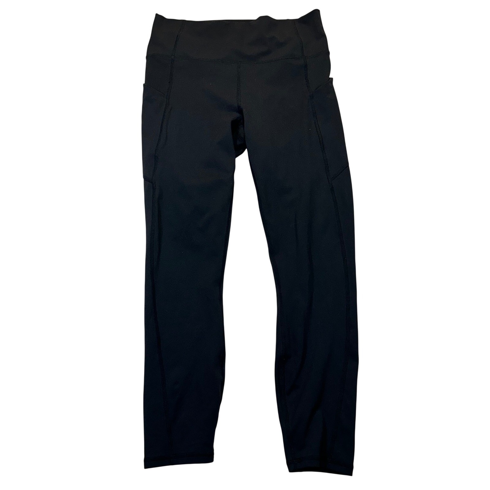 Fabletics Black High Waisted PowerHold Leggings with Pockets Womens Medium