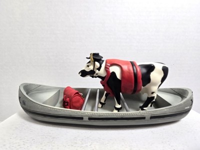 COW PARADE-TWO 2001 COW FIGURINES