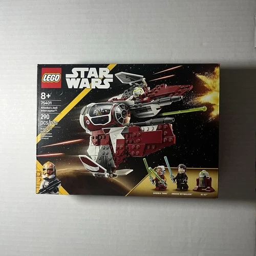 LEGO 75401 Star Wars Ahsoka's Jedi Interceptor - NO MINIFIGURES - Build Only!