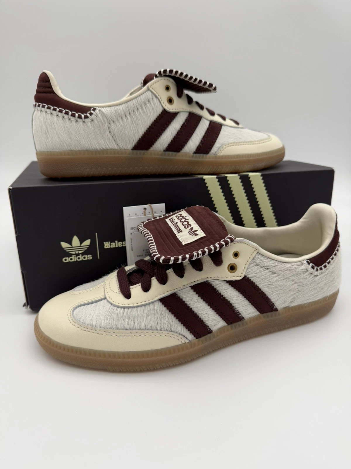 Adidas Samba Wales Bonner Pony Tonal Burgundy - UK 8 US 8.5 - IE0586 -Fast Ship