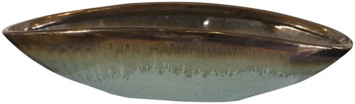 Uttermost 17855 Iroquois 15-3/4"W Earthenware Decorative Bowl - Mint Green / - Picture 4 of 4