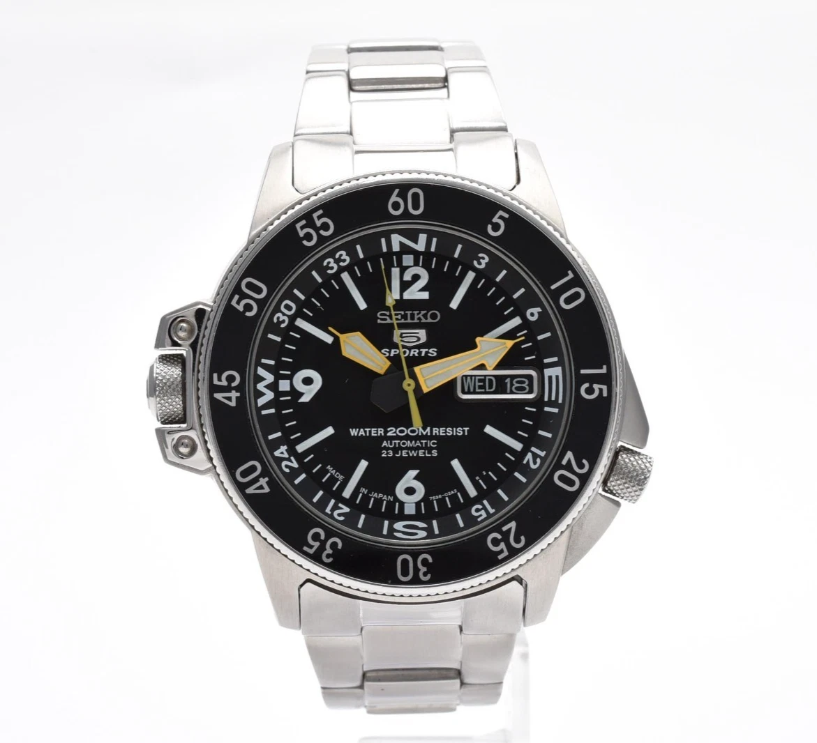 Seiko 5 Sports Mechanical (Automatic) Diver Wristwatches for sale