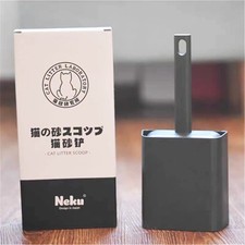 Cat Litter Scooper with Caddy and Holder, with Container to Store, Durable AB...