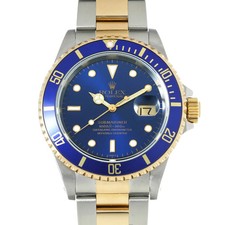 Rolex ROLEX Submariner Date 16613 Blue Case Size 40×40mm Men's Used Watch #31214