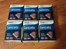 TRUEplus Universal Twist Top 33 Gauge Sterile Lancets 6 x 100pack - 600 