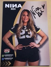 Nina Reh Original signierte Autogrammkarte Au...