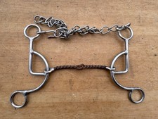 REINSMAN 305 Half Wonder Twisted Gag Bit  5" Mouth