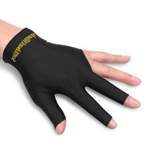 Scott Edward Billiard Gloves 10pcs/Set 3 Open One Size, Black 10 Left Hand