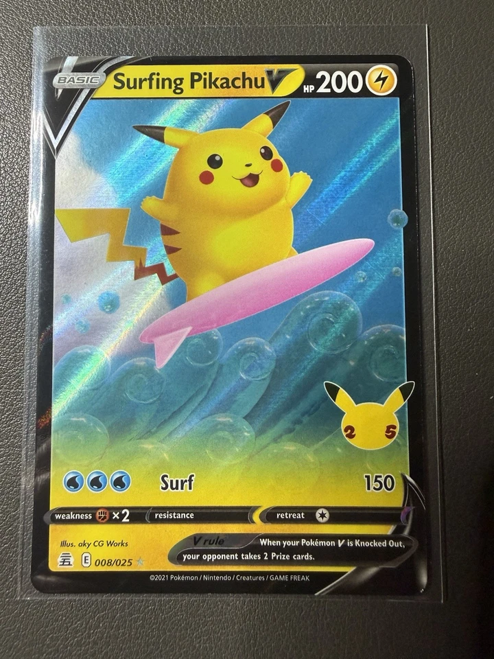 Surfing Pikachu V Pok mon TCG Cards For Sale EBay surfing-pikachu-v-pok-mon-tcg-cards-for-sale-ebay