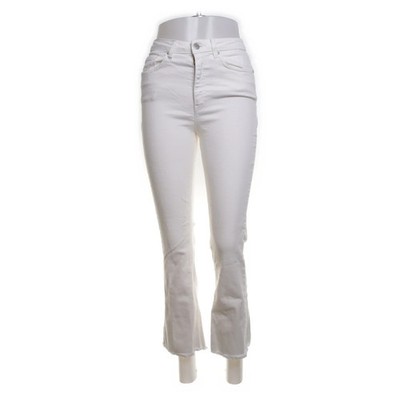 Hoss x NA-KD, Jeans, Größe: 36, CROPPED FLARED JEANS, Weiß #03q