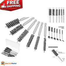 Profi-Edelstahl Bohrbürsten zum Bohren - 6 Größen enthalten