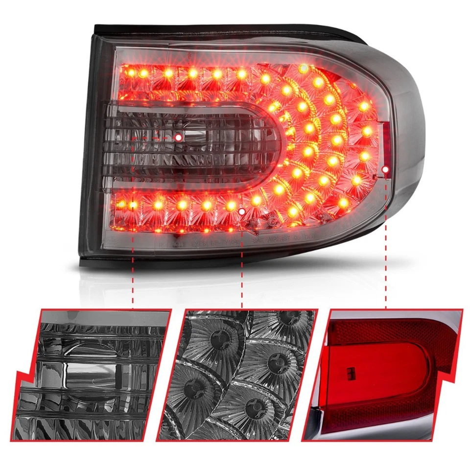Lámpara trasera LED Anzo 311184 para Toyota FJ Cruiser 2007-2014 izquierda derecha cromo ahumado Foto 3 de 4