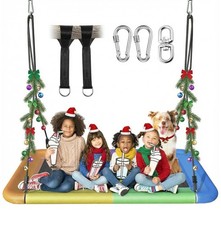 Tree Swing for Kids and Adults, 60" Waterproof Rectangle Platform Swing, 700l...